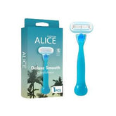 ALICE PREMIUM DELUXE SMOOTH CONFIDENCE 5 BLADES 1 PCS MINT GREEN